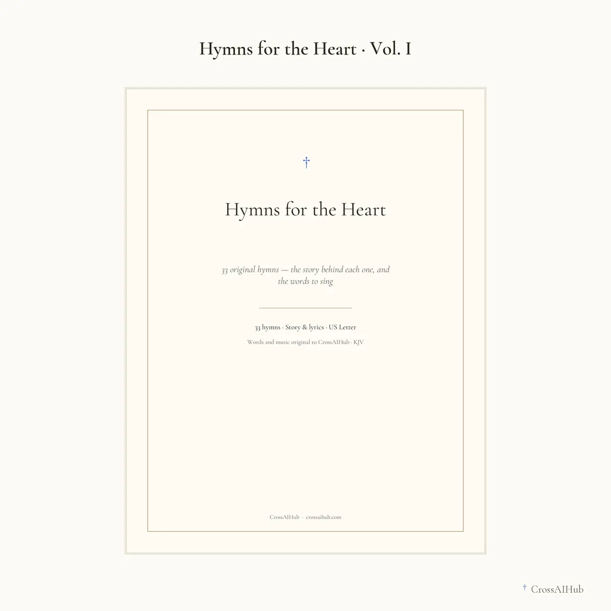 The cover — Hymns for the Heart · Vol. I