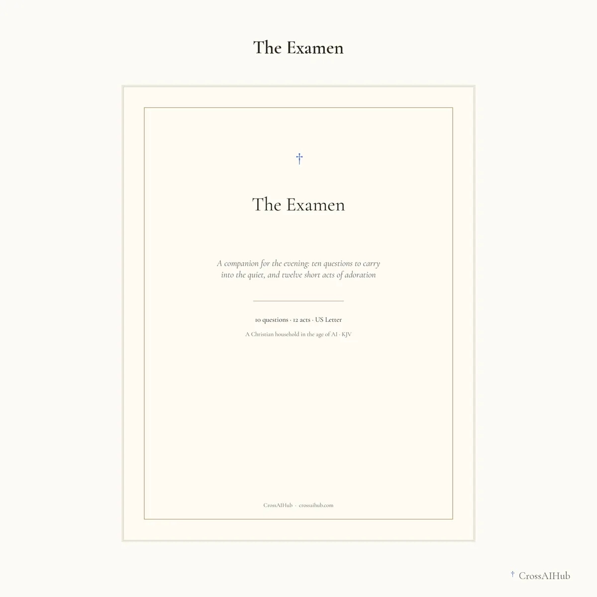 The cover — The Examen