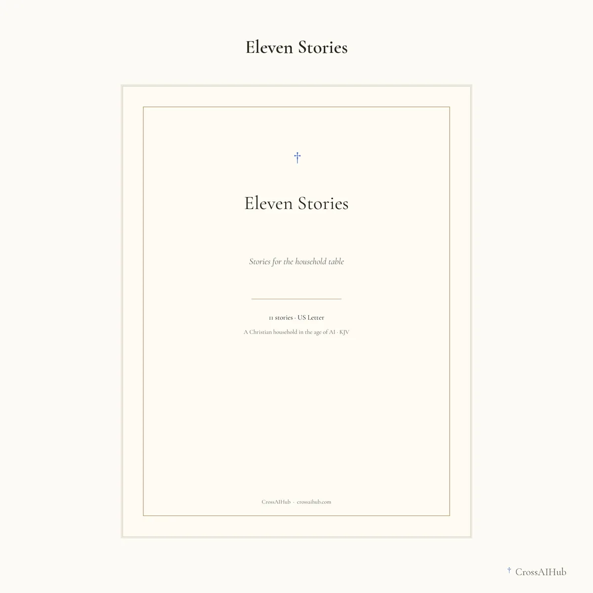 The cover — Eleven Stories