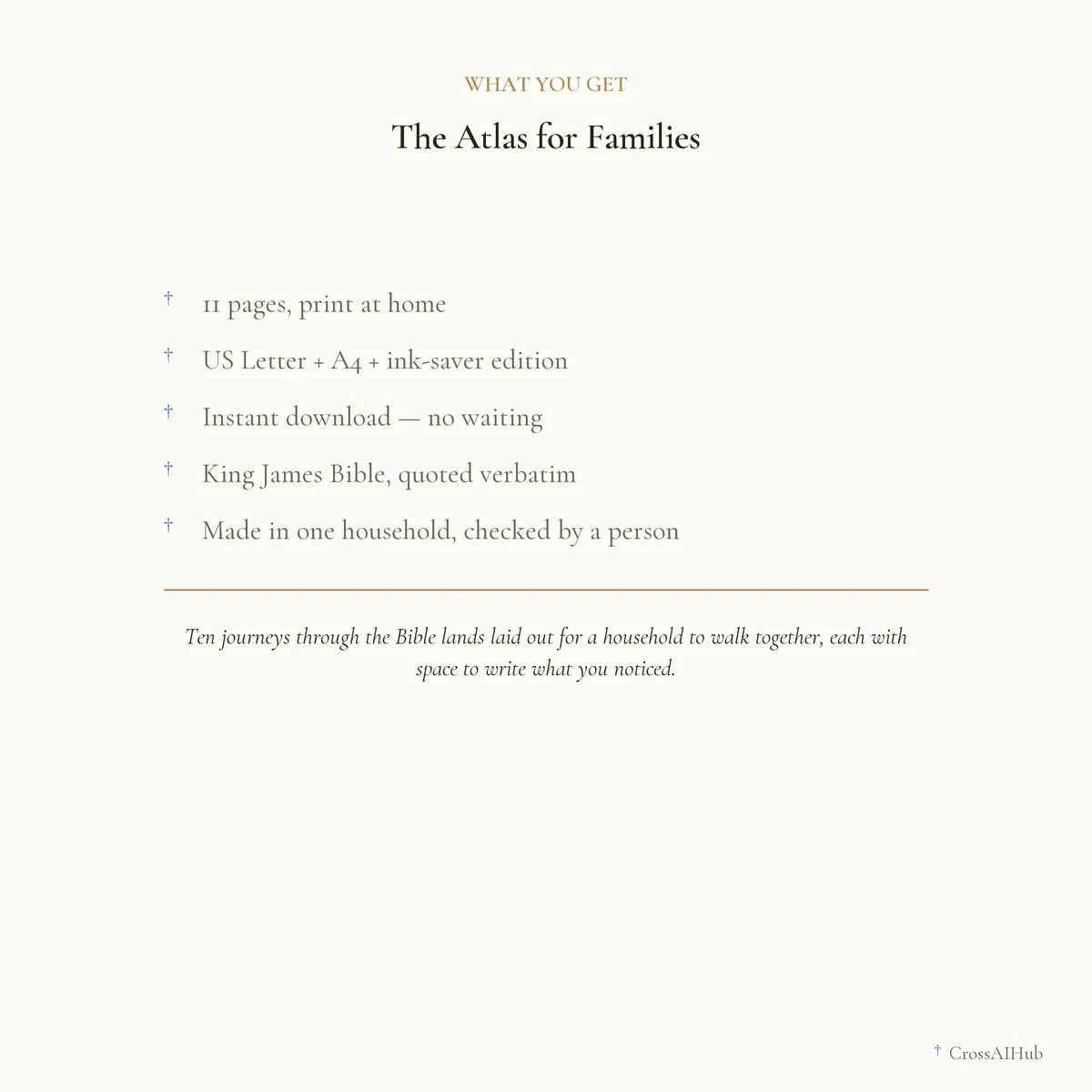 What is in the download — The Atlas for Families