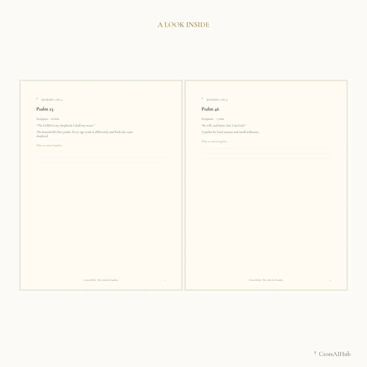 A look inside — The Atlas for Families