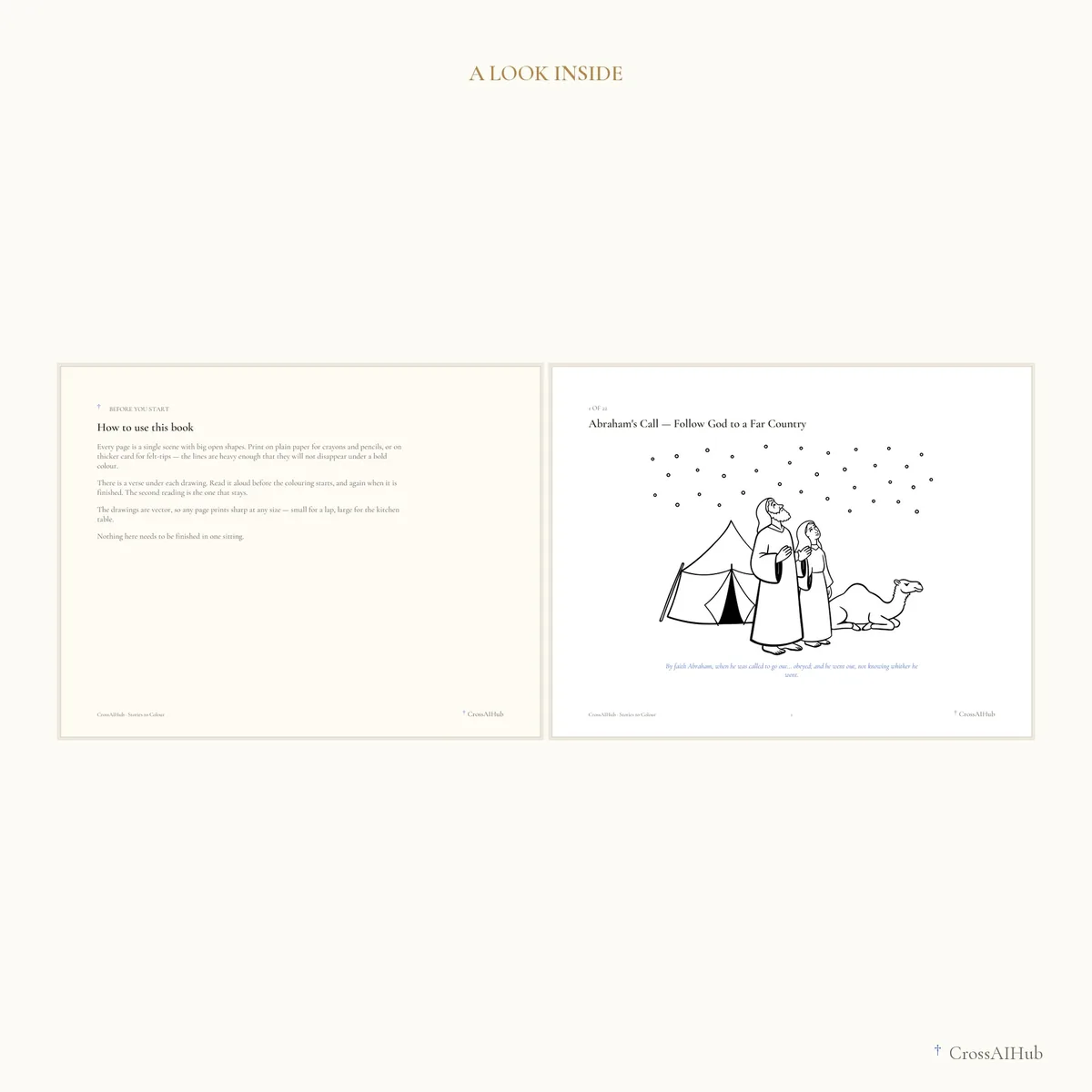 A look inside — Stories to Colour