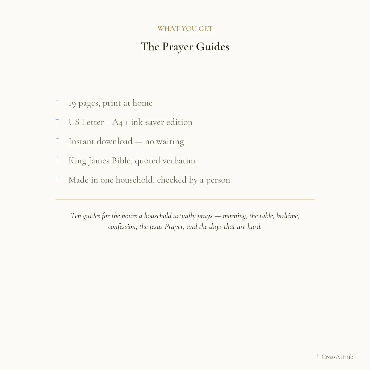 What is in the download — The Prayer Guides
