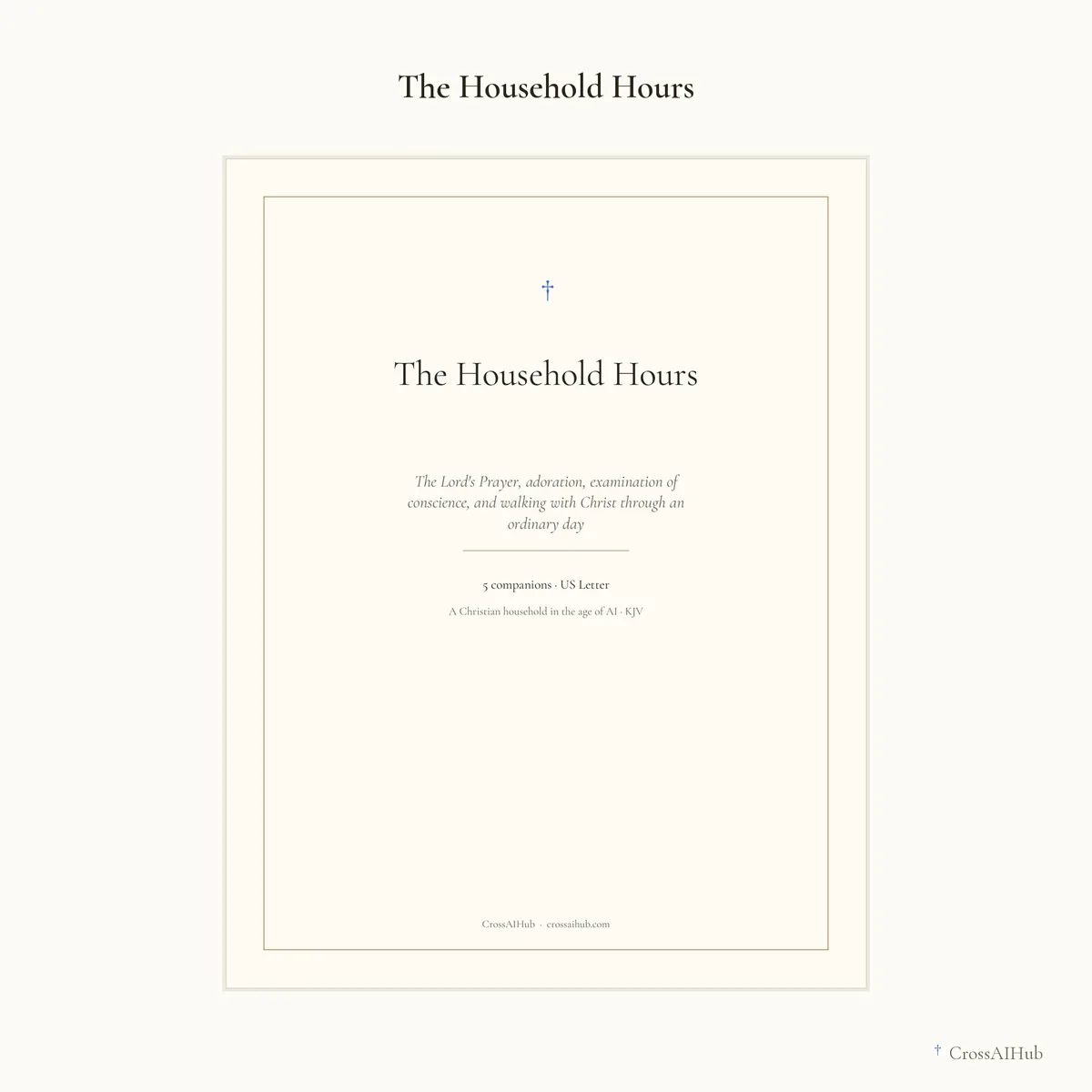 The cover — The Household Hours