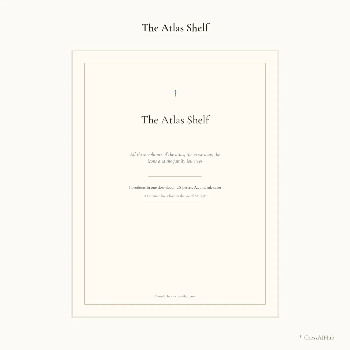 The cover — The Atlas Shelf