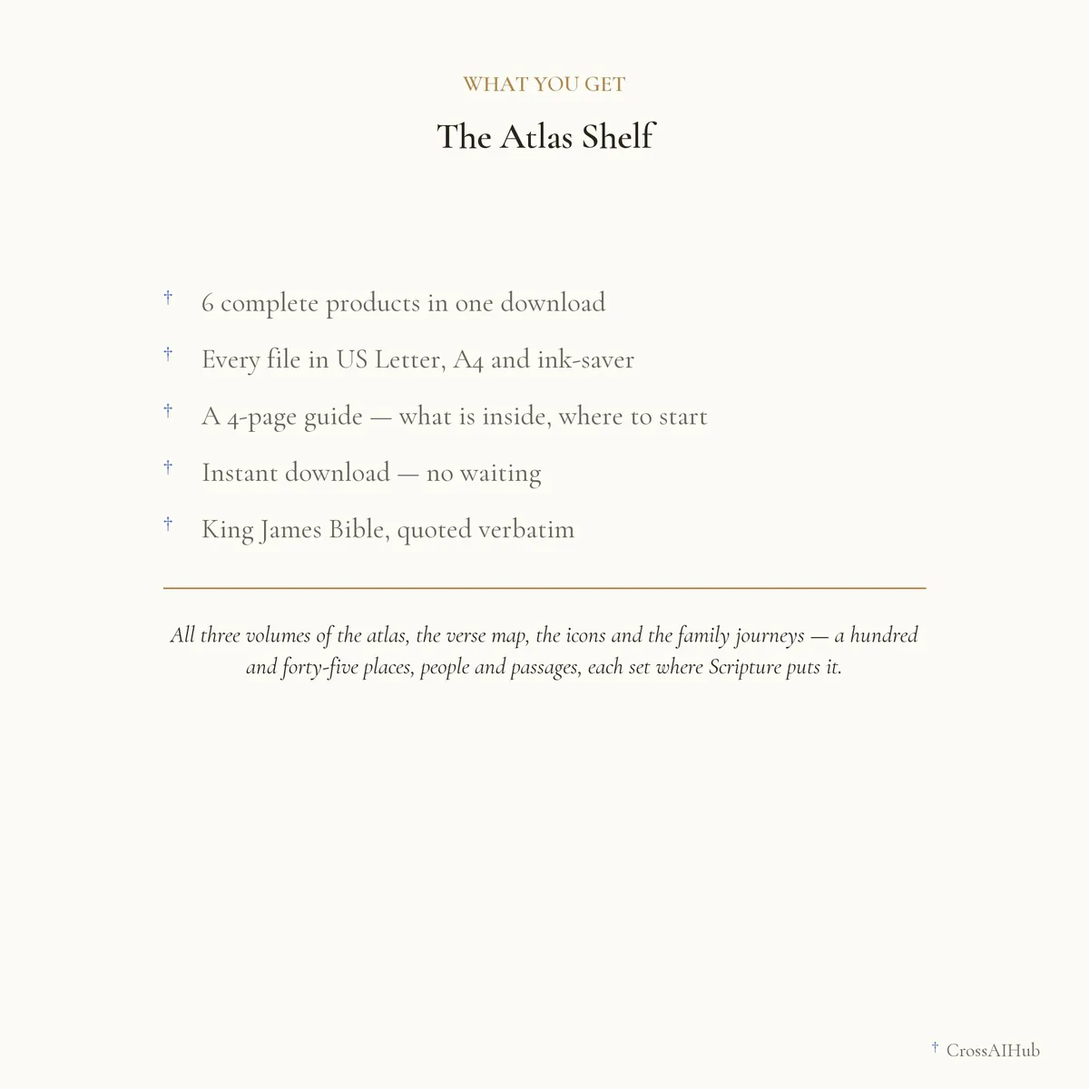 What is in the download — The Atlas Shelf